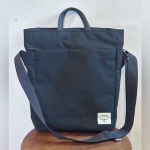 Osprey Arcane Crossbody Tote Bag — Black